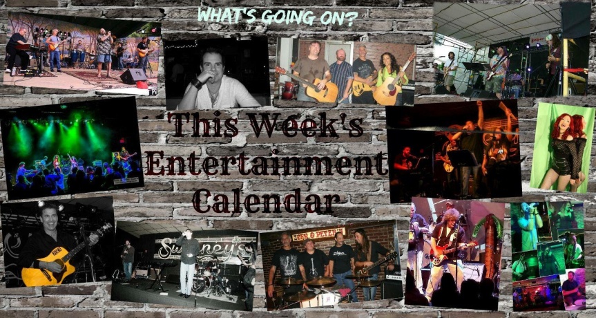 This Weeks Entertainment Calendar